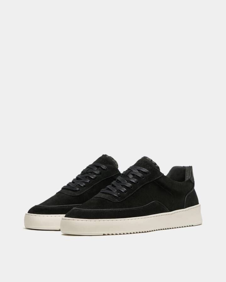 Filling Pieces Mondo Suede Lux Black Heren