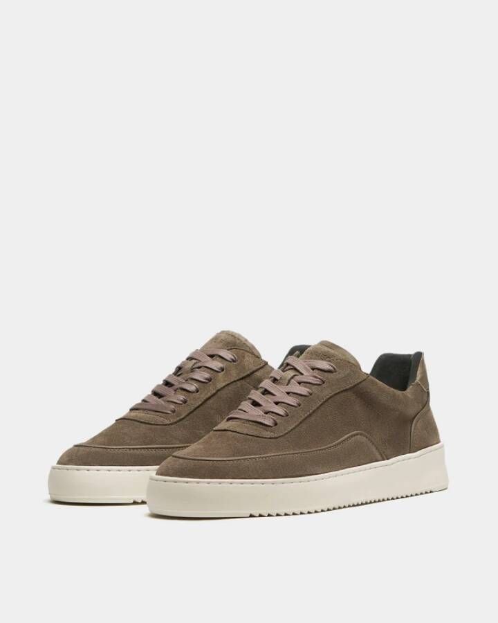 Filling Pieces Mondo Suede Lux Taupe Brown Heren