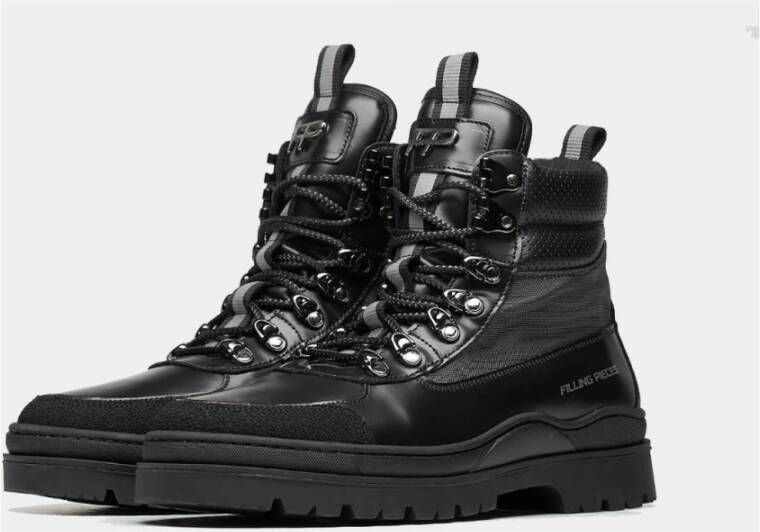 Filling Pieces Mountain Boot Quartz Black Zwart Unisex