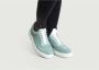 Filling Pieces Poederblauwe Suède Sleehak Sneakers Green Dames - Thumbnail 4