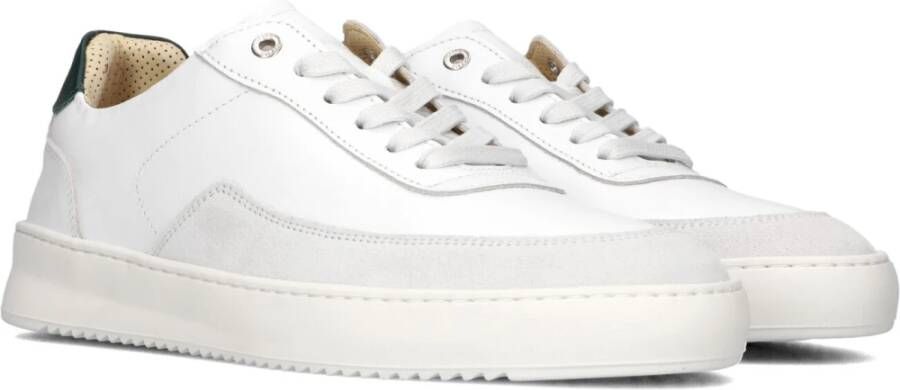 Filling Pieces Premium Leren Sneakers Mondo Squash White Heren