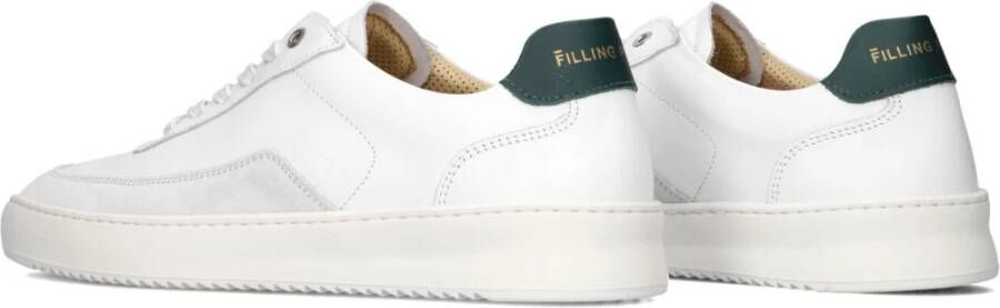 Filling Pieces Premium Leren Sneakers Mondo Squash White Heren