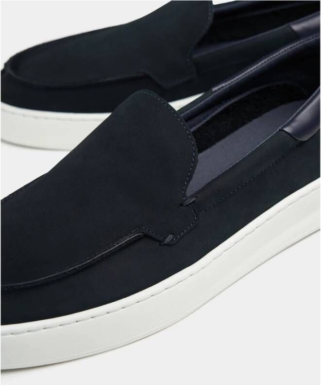 Filling Pieces Signature Loafer Navy Blue Heren