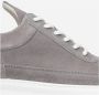 Filling Pieces Grijze Suède Lage Top met Rimpelontwerp Gray Heren - Thumbnail 12