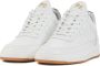 Filling Pieces Lage Top Unisex Sneakers Wit Groen White Heren - Thumbnail 7