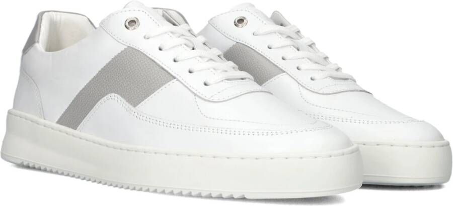 Filling Pieces Witte Leren Heren Game Sneakers White Heren