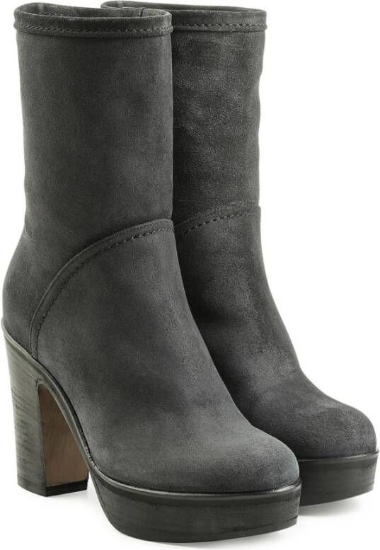 Fiorentini+Baker Platformlaarzen Grijs Dames