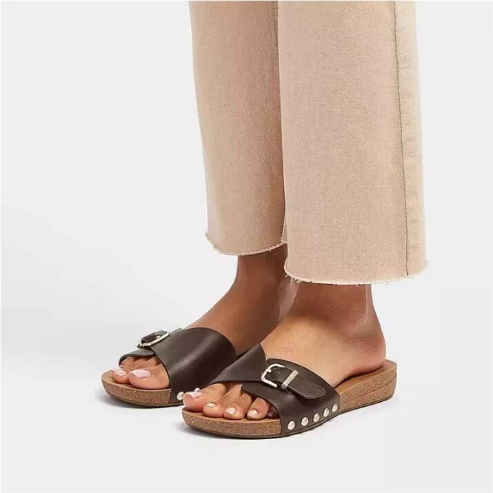 FitFlop Comfortabele Kussensandalen Brown Dames