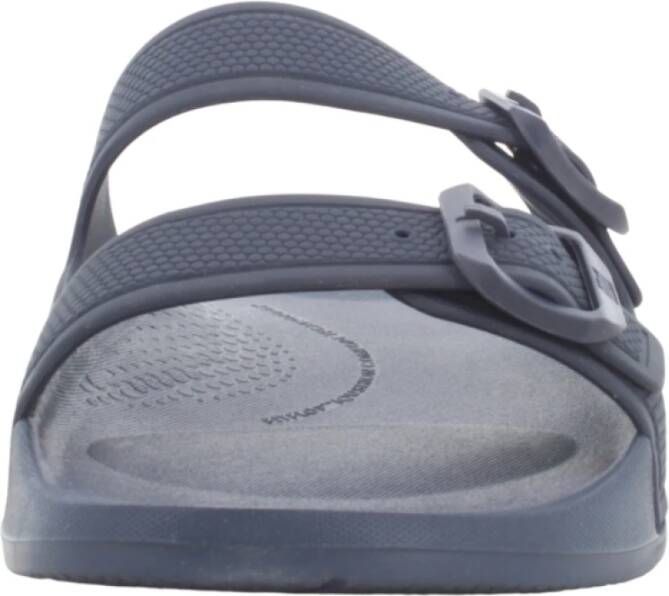 FitFlop Comfortabele Twee-Bar Gesp Sandalen Blue Dames