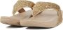 FITFLOP Teenslippers Dames Lulu Glitter Maat: 43 Materiaal: Textiel Kleur: Goud - Thumbnail 9