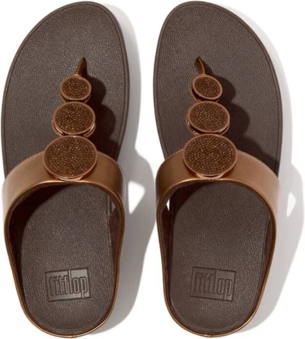 FitFlop Stijlvolle Halo Sandalen Brown Dames