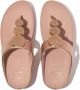 FitFlop Halo Bead-Circle Metallic Toe-Post Sandals ROZE - Thumbnail 3