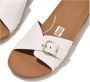 FitFlop iQushion Adjustable Buckle Leather Slippers Dames - Thumbnail 12