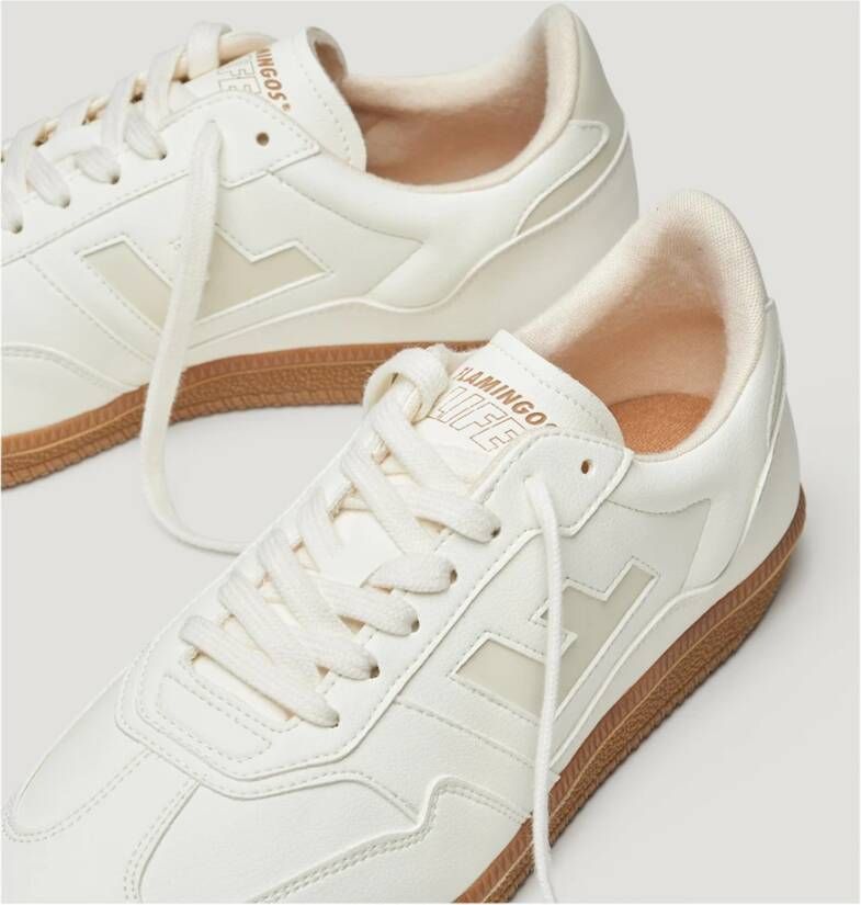 Flamingos' Life Slim White Gum Stijlvolle Sneakers White Unisex