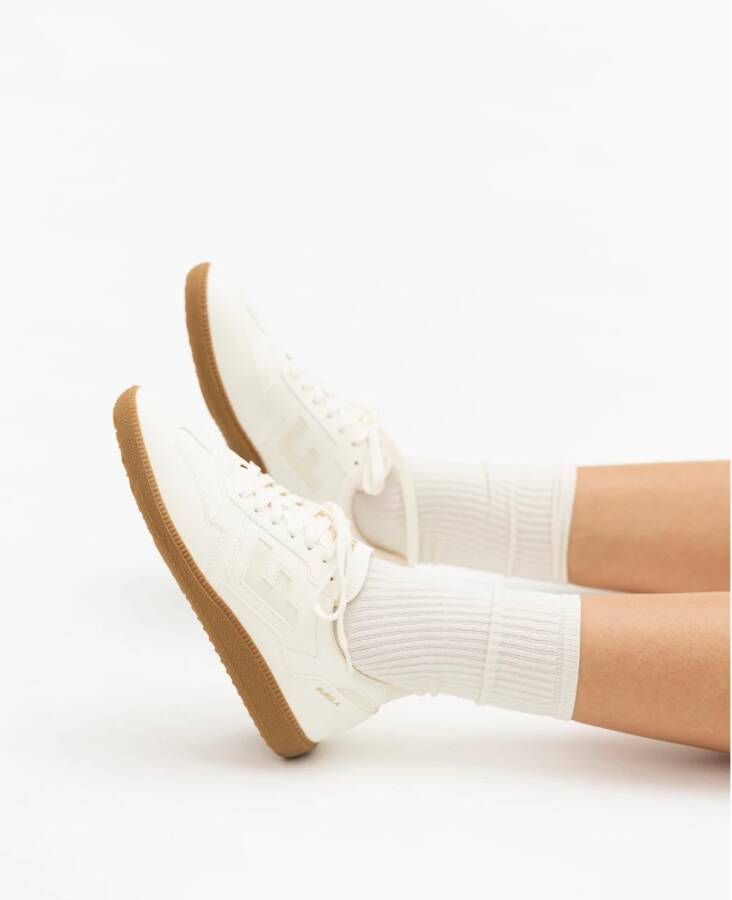 Flamingos' Life Slim White Gum Stijlvolle Sneakers White Unisex