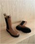 Flattered Scandinavische Chic Mid-Calf Laarzen Brown Dames - Thumbnail 4