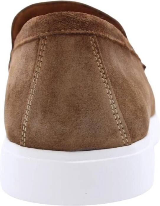 Flecs Klassieke Teddy Moccasin Loafers Brown Heren