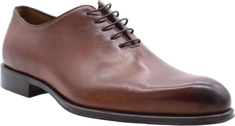 Flecs Whisky Leren Oxford Schoenen Brown Heren