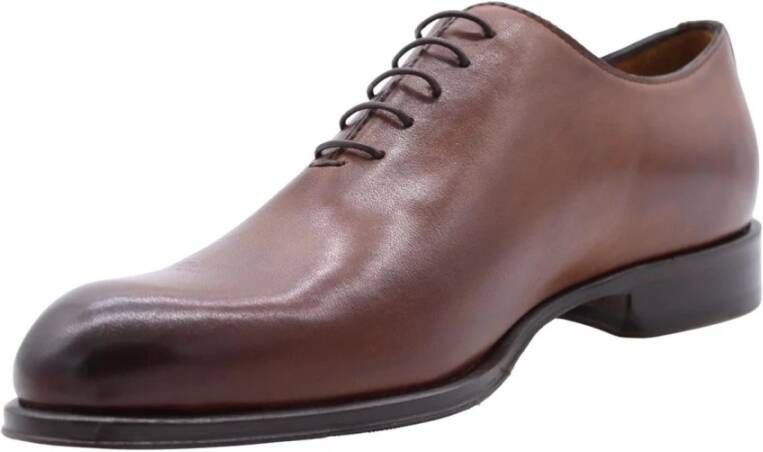 Flecs Whisky Leren Oxford Schoenen Brown Heren