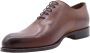 Flecs Whisky Leren Oxford Schoenen Brown Heren - Thumbnail 3