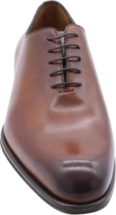 Flecs Whisky Leren Oxford Schoenen Brown Heren