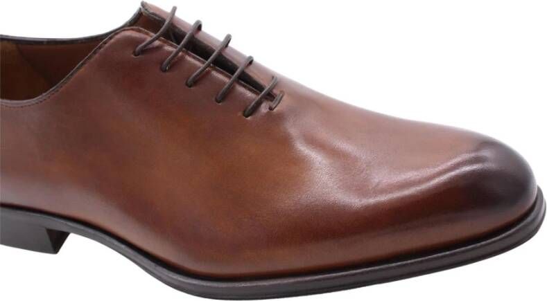 Flecs Whisky Leren Oxford Schoenen Brown Heren