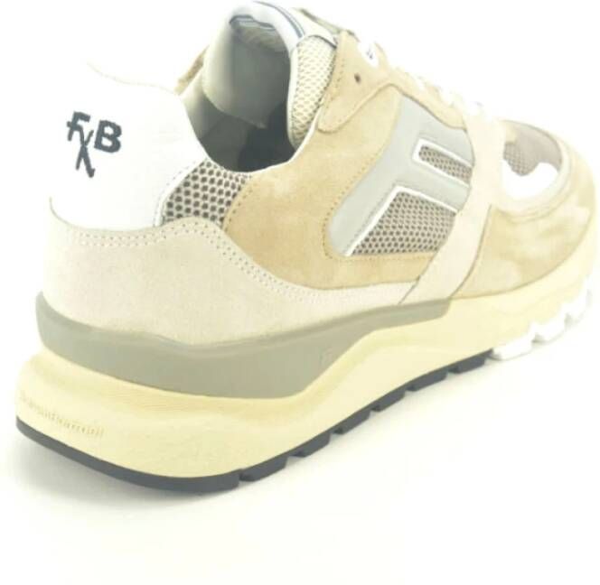 Floris van Bommel Beige Runner Sneakers Beige Heren