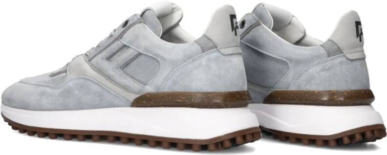 Floris van Bommel Blauwe Lage Top Heren Sneakers Blue Heren