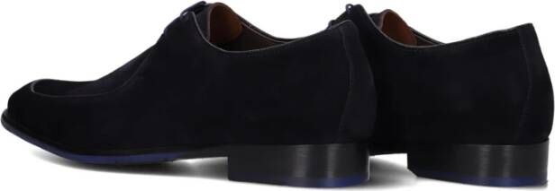 Floris van Bommel Blauwe Suède Nette Schoenen Sfm-30325 Blue Heren