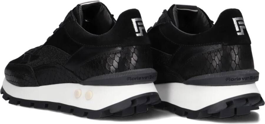 Floris van Bommel Blokki 04.03 Dames Lage Sneakers Black Dames