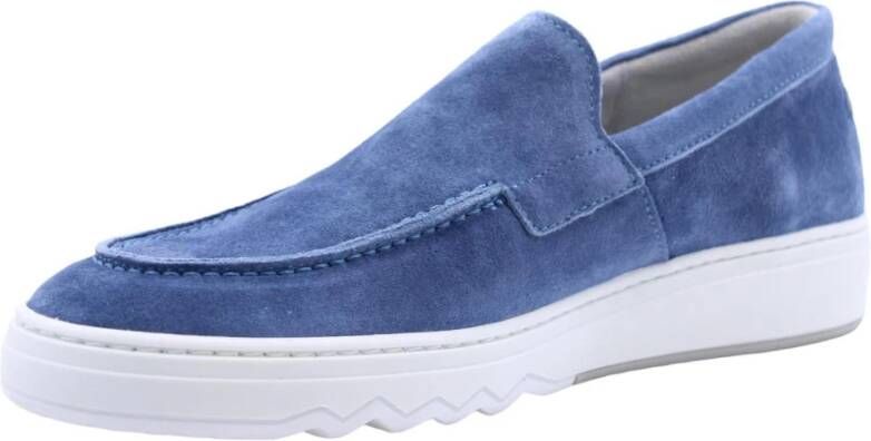 Floris van Bommel Stijlvolle Comfortabele Loafers voor Mannen Blue Heren