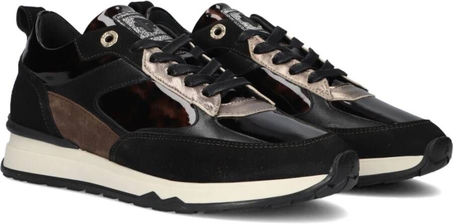 Floris van Bommel Bronze Dames Sneakers Mari 01.11 Black Dames