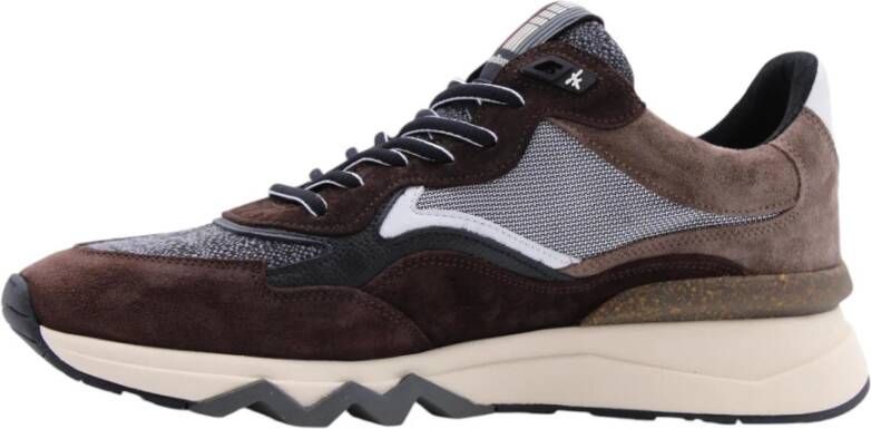 Floris van Bommel Casual Heren Sneakers Brown Heren