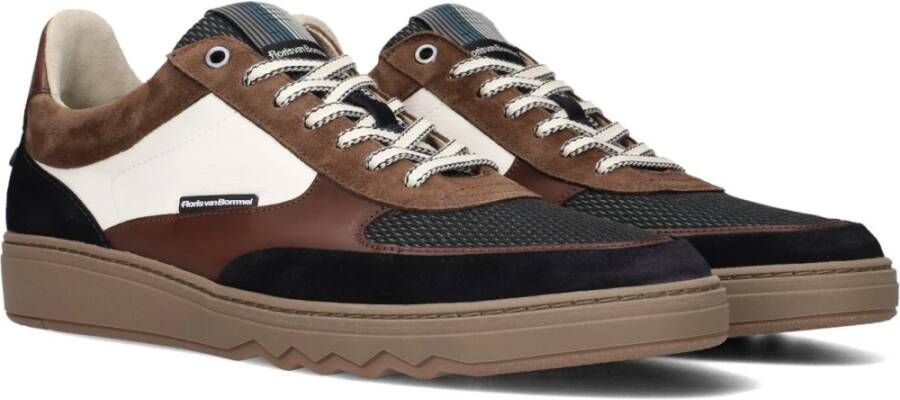 Floris van Bommel Casual Lage Sneakers Brown Heren