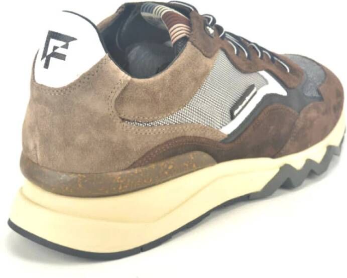 Floris van Bommel Combi Runner Sneakers Brown Heren