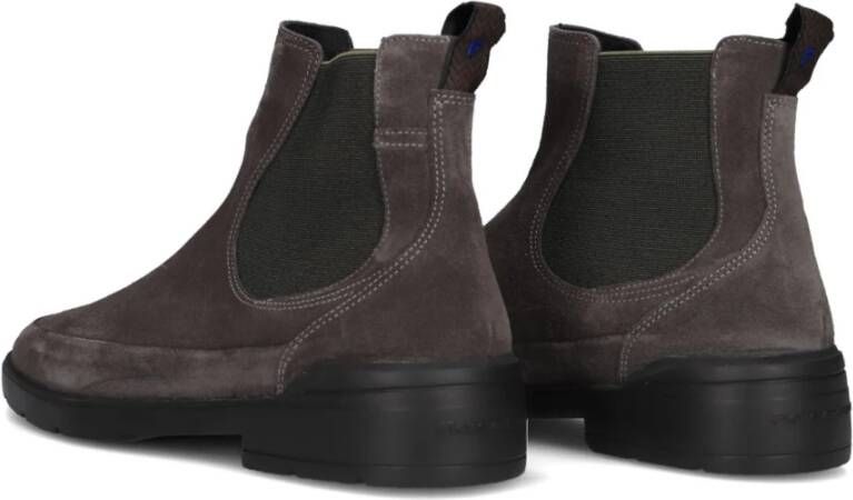 Floris van Bommel Grijze Suède Chelsea Boots Sfm-60049 Gray Heren