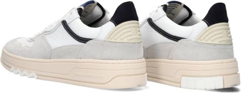 Floris van Bommel Grijze Suède Lage Sneakers Sfm-10166 White Heren