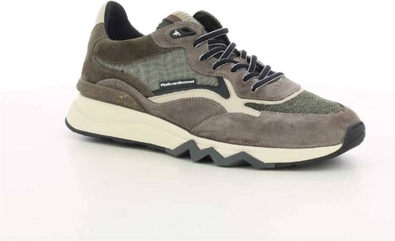 Floris van Bommel Groene herenschoenen Sfm-10178 Beige Heren