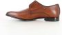 Floris van Bommel Heren Cognac Leren Schoenen Brown Heren - Thumbnail 4