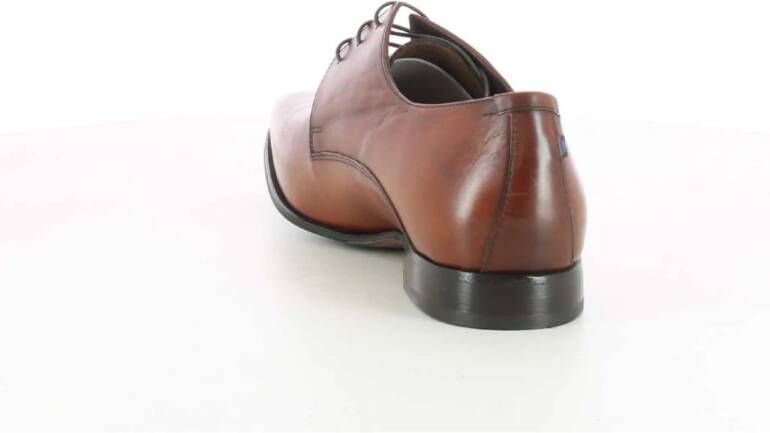 Floris van Bommel Heren Cognac Leren Schoenen Brown Heren