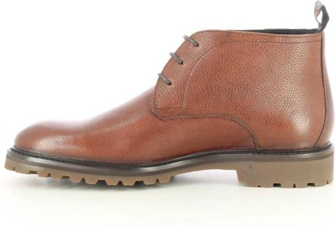 Floris van Bommel Heren Cognac Leren Schoenen Brown Heren