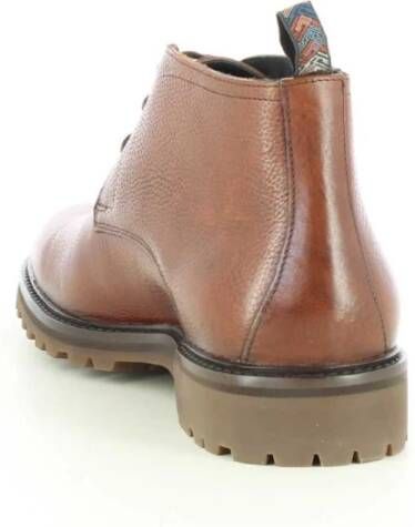 Floris van Bommel Heren Cognac Leren Schoenen Brown Heren