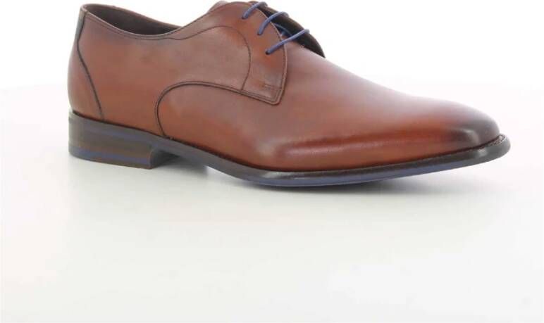 Floris van Bommel Heren schoenen cognac leer Brown Heren