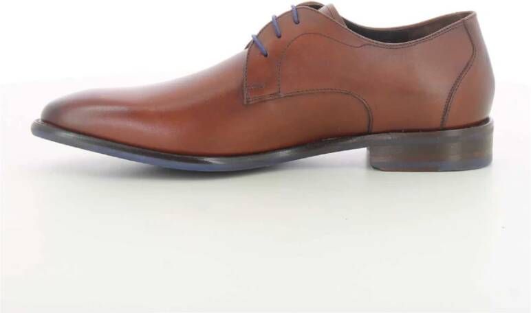 Floris van Bommel Heren schoenen cognac leer Brown Heren