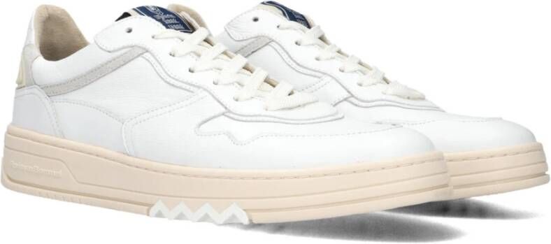 Floris van Bommel Heren Witte Sneakers White Heren