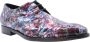 Van Bommel Leren Veterschoenen met Abstract Patroon Multicolor Heren - Thumbnail 12