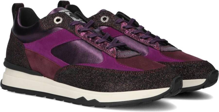 Floris van Bommel Mari Lage Dames Sneakers Lila Purple Dames