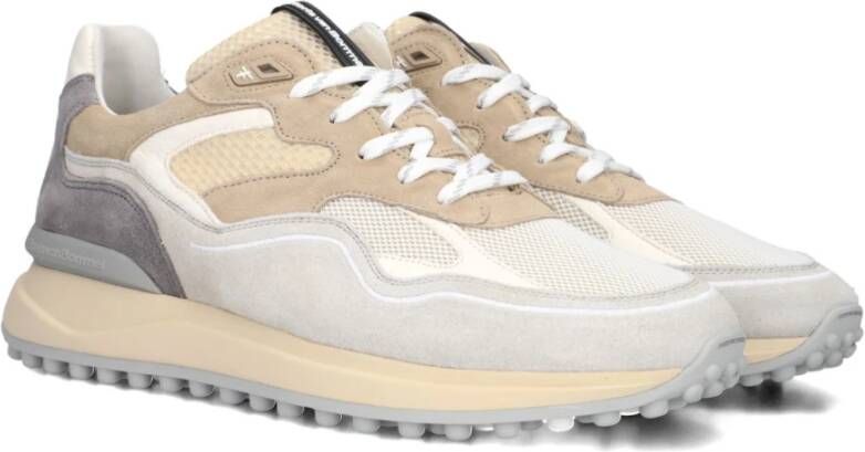 Floris van Bommel Stijlvolle lage sneakers voor heren Beige Heren