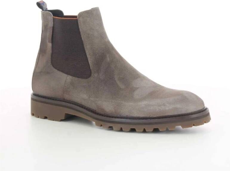 Floris van Bommel Taupe Herenschoenen Sfm-60018 Gray Heren