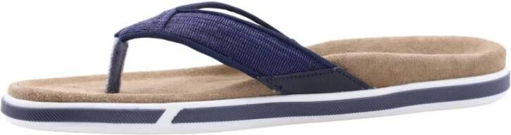 Floris van Bommel Heren Doel Flip Flops Blue Heren